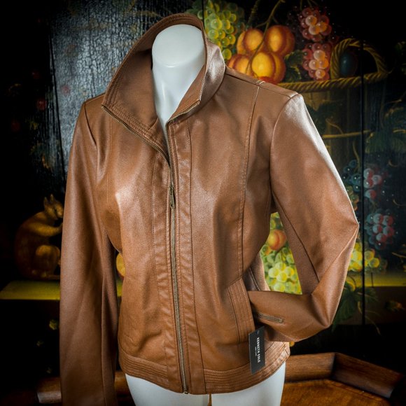 NWT 🌟Host Pick 🌟 Kenneth Cole moto jacket - large - Picture 3 of 12